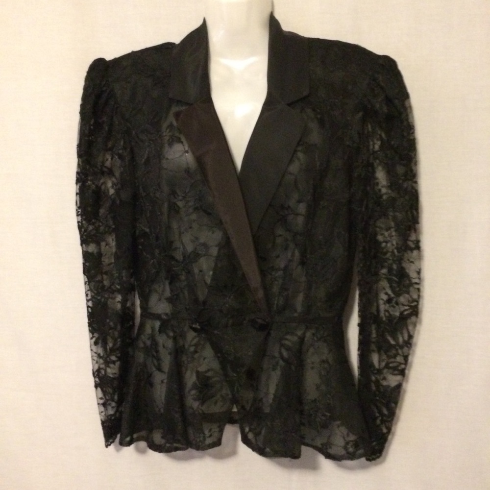 Vintage Lace Evening Jacket.